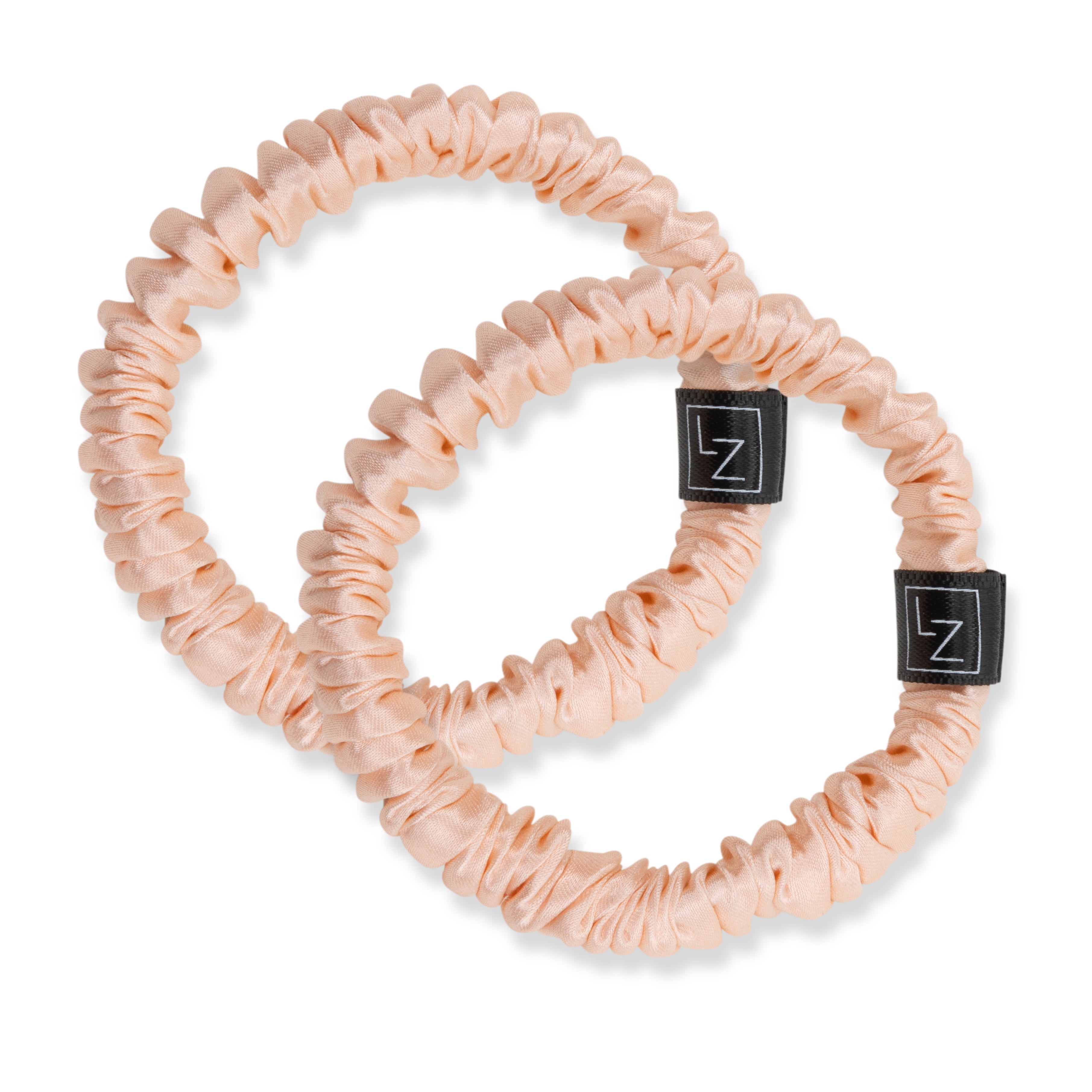 Small Silk Scrunchies Duo