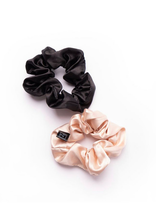Satin Vegan Scrunchies - DUO