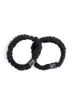 Silk Scrunchies Small - Black
